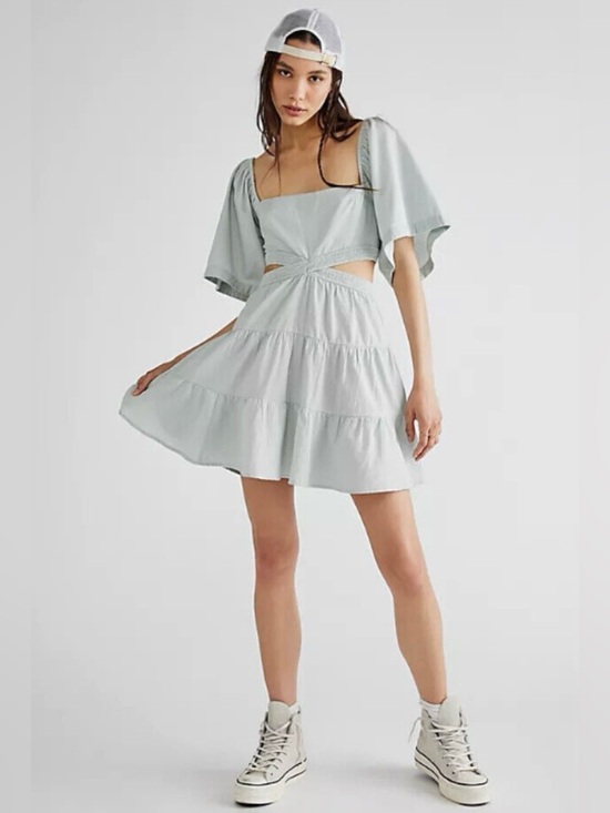 Free People Dresses & Skirts - NWT Free People Cross Of Sunlight Mini Dress Size S